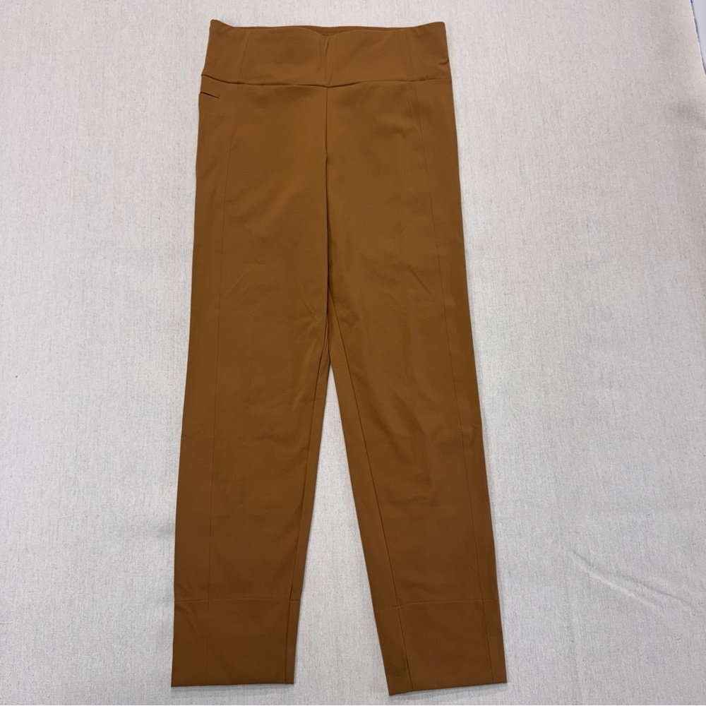 ADay Womens Pants Straight Dress Pants Cut It Out BAL-BRN-30MD Sz M Brown Pecan